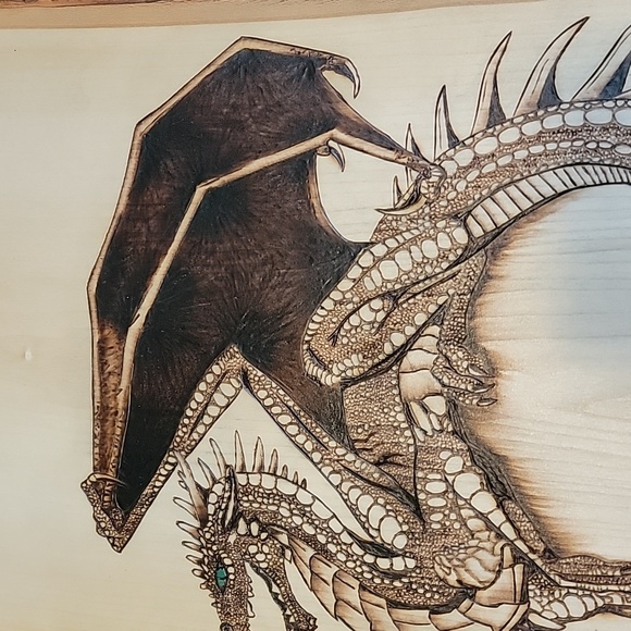 Dragon pyrography - Picture 5 of 10